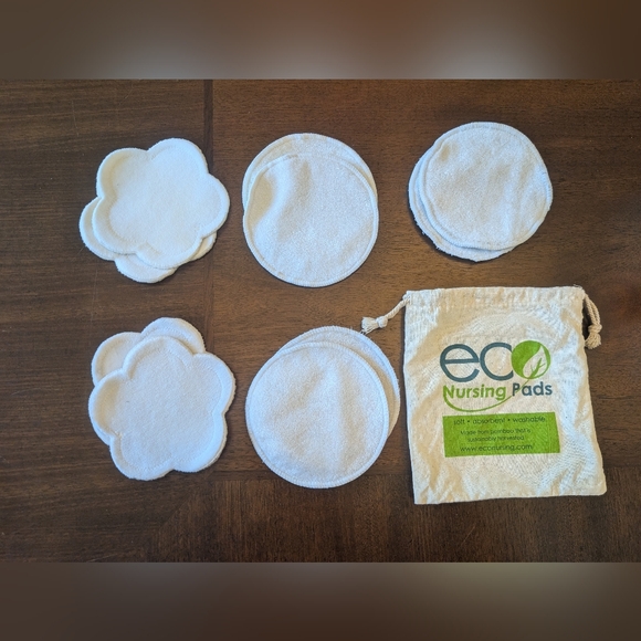 Eco Bamboo Reusable Nursing Pads - Picture 2 of 3
